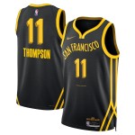 Maillot NBA Golden State Warriors Klay Thompson Nike 2023-24 City Edition Noir Swingman - Homme